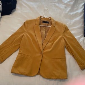 Women’s size large yellow blazer